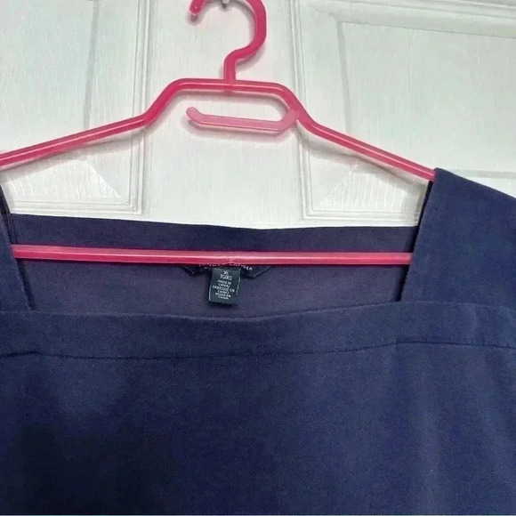 Tommy Hilfiger T-Shirt Square Neck Blue Size Extra  Large - Picture 6 of 16